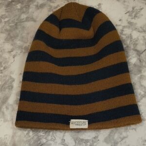 Zara Adventure Striped Brown/Navy Beanie